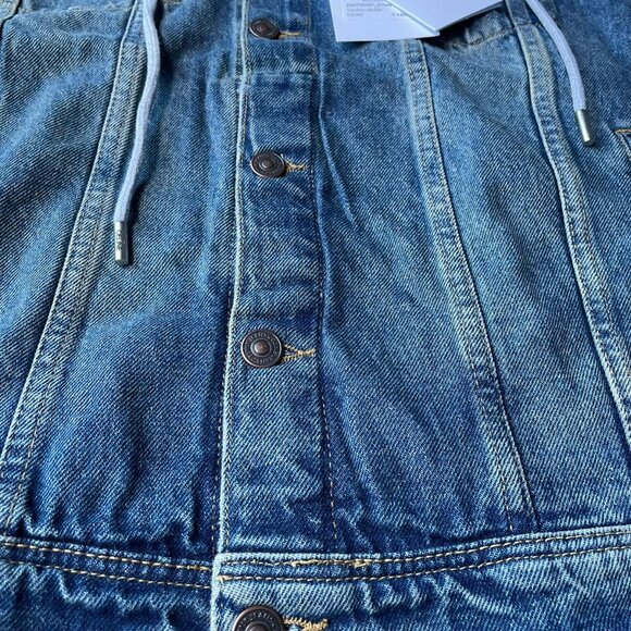 Medium Celine Men's Trucker Jacket Hood Wash Denim - Picture 6 of 8